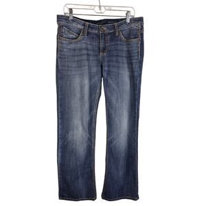 Wrangler Shiloh No Gap Waist  Whiskering Country Bootcut Women's Jean's 11/12-32